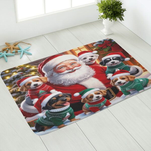 Christmas Gift Idea - Dog & Santa Claus Doormat