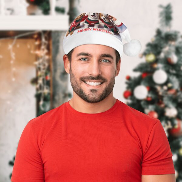 All Over Print Unisex Christmas Santa Hats - Image 5