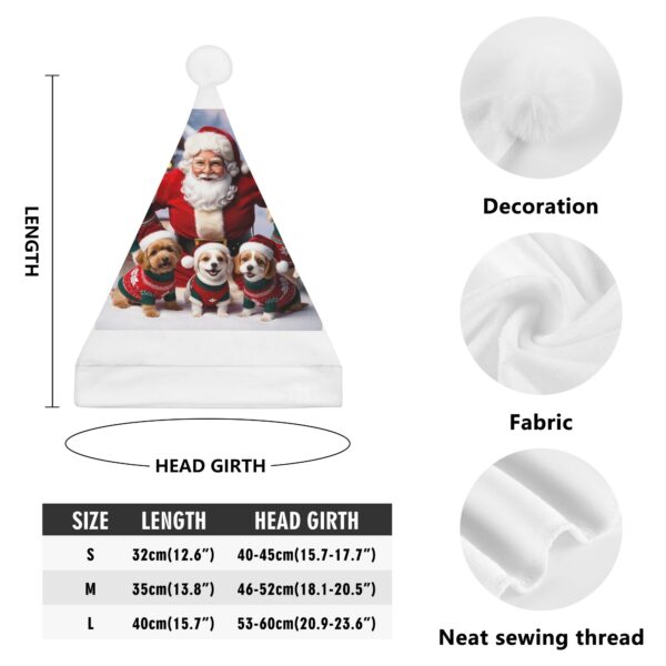 All Over Print Unisex Christmas Santa Hats - Image 6