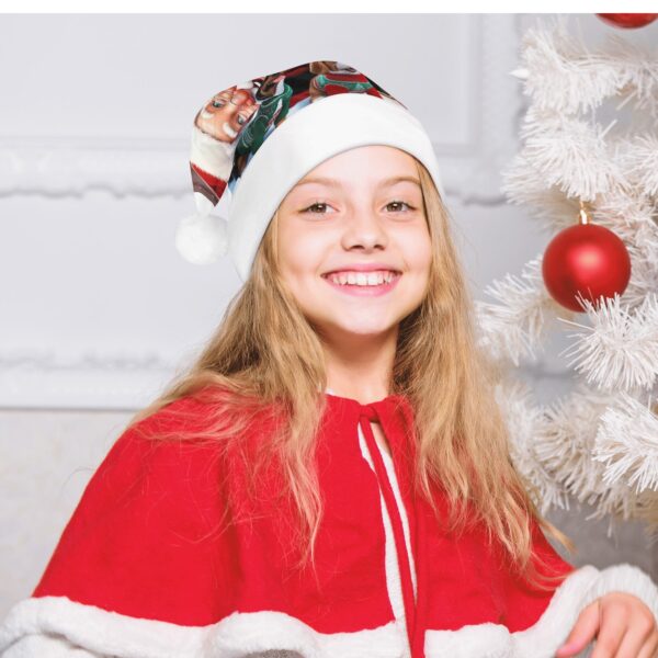 All Over Print Unisex Christmas Santa Hats - Image 5