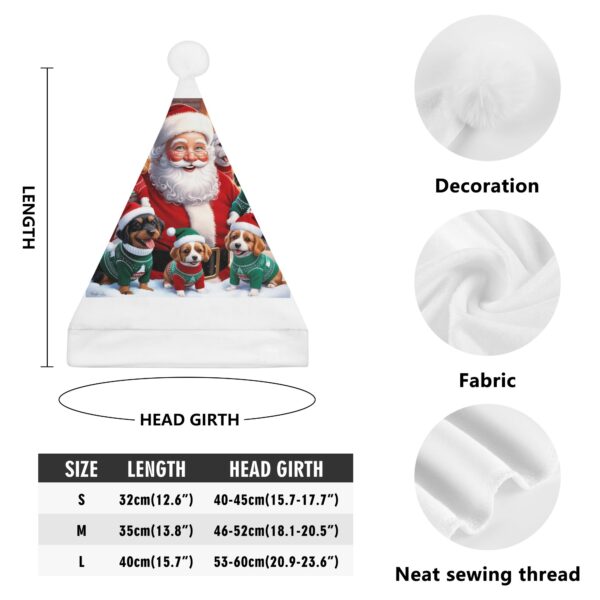 All Over Print Unisex Christmas Santa Hats - Image 6