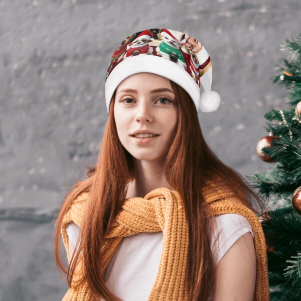 All Over Print Unisex Christmas Santa Hats - Image 3