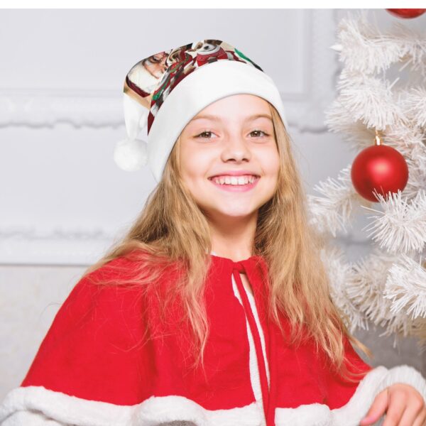 All Over Print Unisex Christmas Santa Hats - Image 5