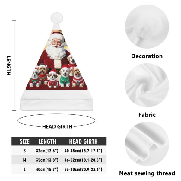 All Over Print Unisex Christmas Santa Hats - Image 6