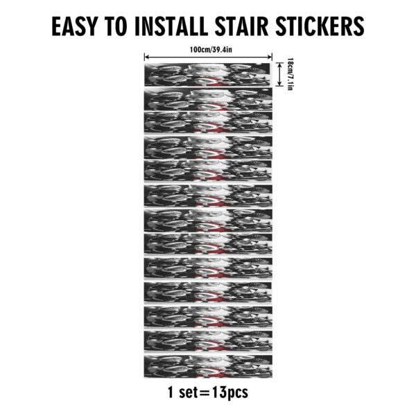 13Pcs Stairs Stickers