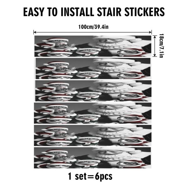 6Pcs  Stairs Stickers - Image 2