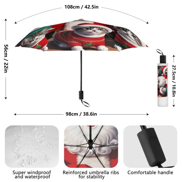 Lightweight Manual Folding Umbrella Printing Outside - Image 4