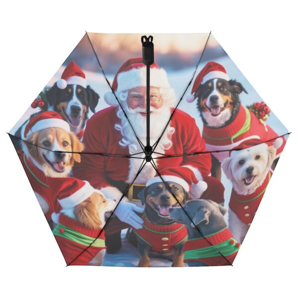 Lightweight Manual Folding Umbrella Printing Outside - Image 2