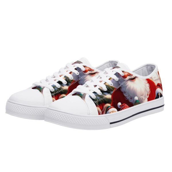 Women's Low Top Canvas Shoes - Customized Tongue - Image 5