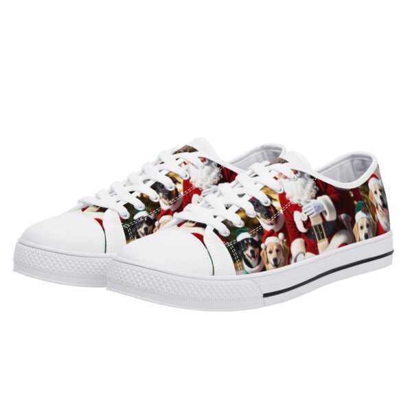 Women's Low Top Canvas Shoes - Customized Tongue - Image 5