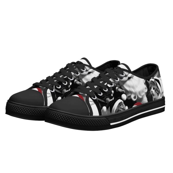 Women's Low Top Canvas Shoes - Customized Tongue