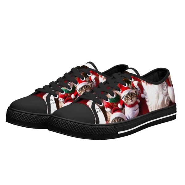 Women's Low Top Canvas Shoes - Customized Tongue