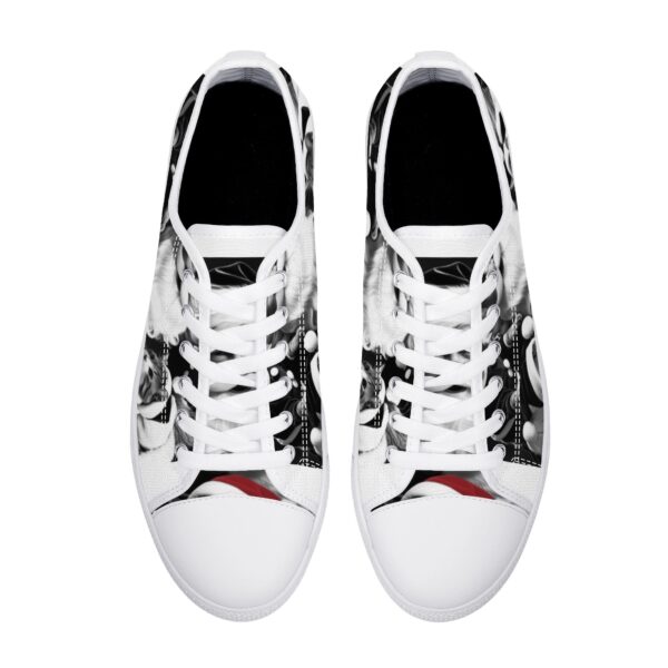 Women's Low Top Canvas Shoes - Customized Tongue - Image 6