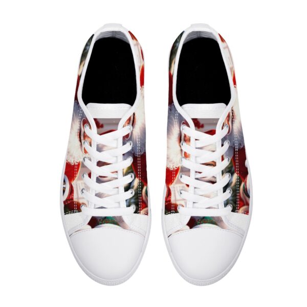 Women's Low Top Canvas Shoes - Customized Tongue - Image 6