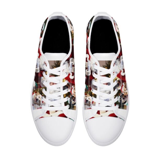 Women's Low Top Canvas Shoes - Customized Tongue - Image 6