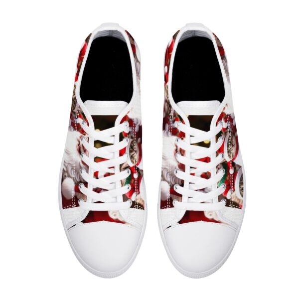 Women's Low Top Canvas Shoes - Customized Tongue - Image 6