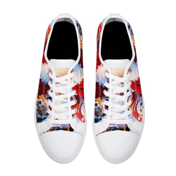 Women's Low Top Canvas Shoes - Customized Tongue - Image 6