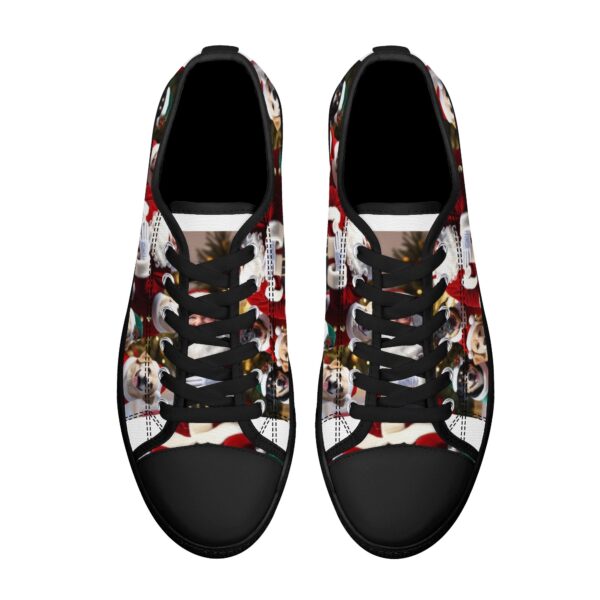 Women's Low Top Canvas Shoes - Customized Tongue - Image 2