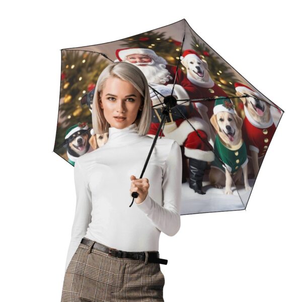 Manual Folding Umbrella Printing Inside