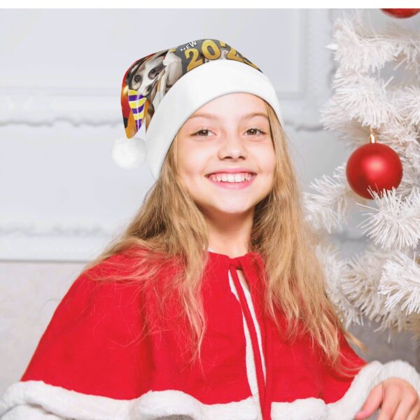 All Over Print Unisex Christmas Santa Hats - Image 3