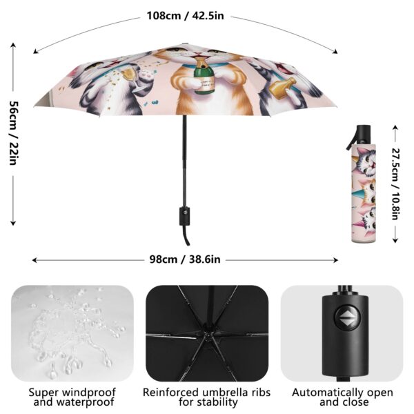 Fully Auto Open & Close Umbrella Printing Outside - Image 4