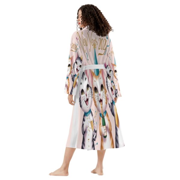 Women's New Style Long Bathrobe - Image 2