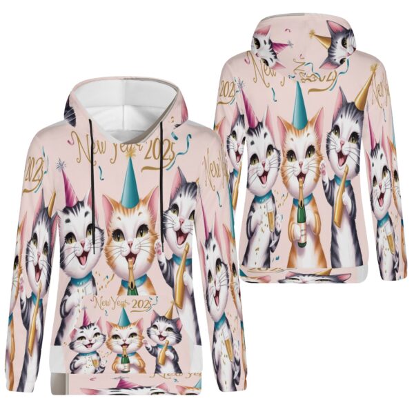 Women's Lightweight All Over Printing Pullover Hoodie Sweatshirt - Image 3