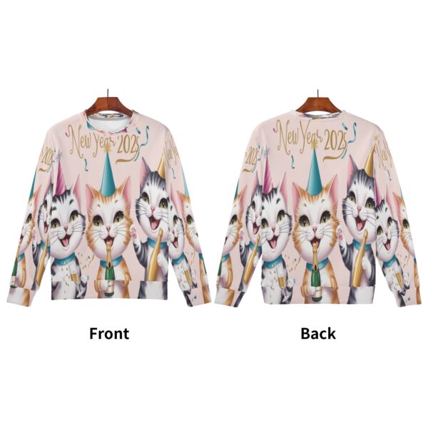 Women's All Over Print Crew Neck Streetwear Sweatshirt - Image 7