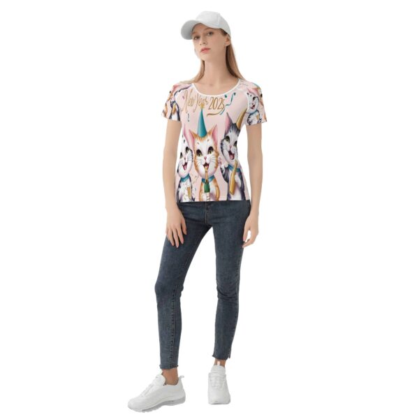 Women's All-Over Print T shirt - Image 8