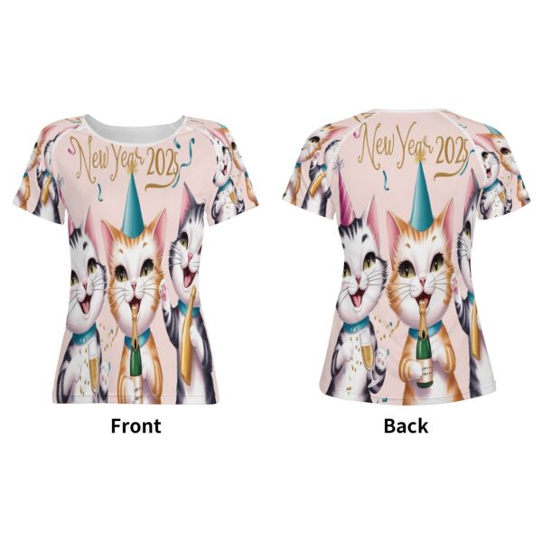 Women's All-Over Print T shirt - Image 9