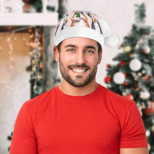 All Over Print Unisex Christmas Santa Hats - Image 5