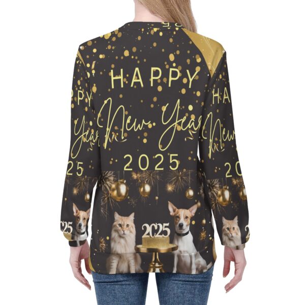 Women's All Over Print Crew Neck Streetwear Sweatshirt - Image 4