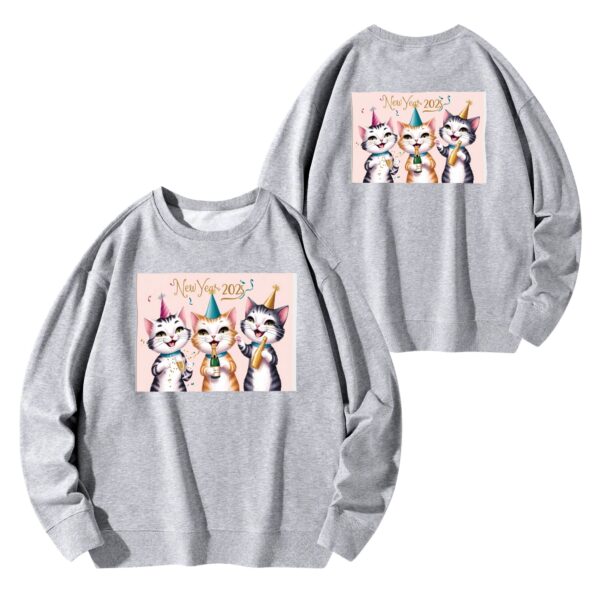 Front & Back Printing Unisex Cotton Sweatshirt - Image 2