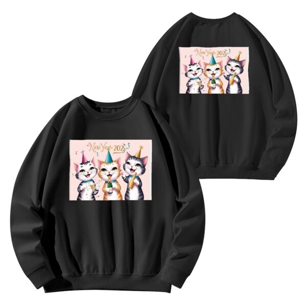 Front & Back Printing Unisex Cotton Sweatshirt - Image 3