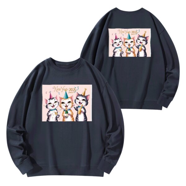 Front & Back Printing Unisex Cotton Sweatshirt