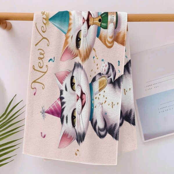 1 Pcs Double-Side Printed Towels for Outdoor Sports Bathroom - Image 4