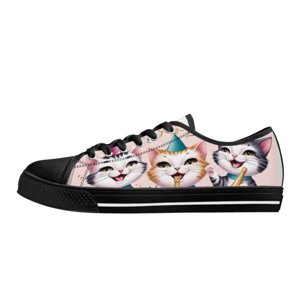 Women's Low Top Canvas Shoes - Customized Tongue - Image 5