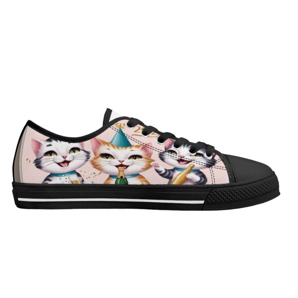 Women's Low Top Canvas Shoes - Customized Tongue - Image 6