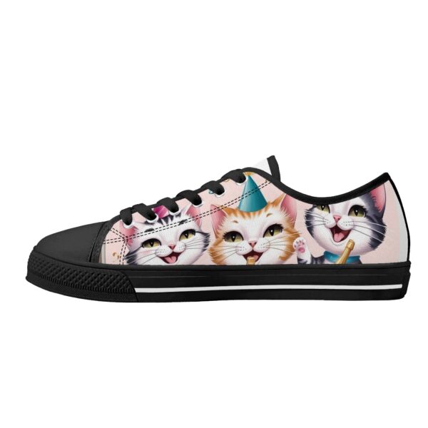 Women's Low Top Canvas Shoes - Customized Tongue - Image 7