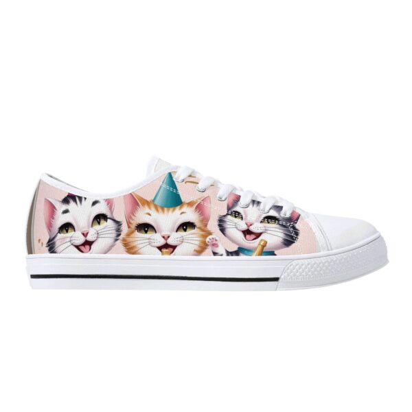 Women's Low Top Canvas Shoes - Customized Tongue - Image 20