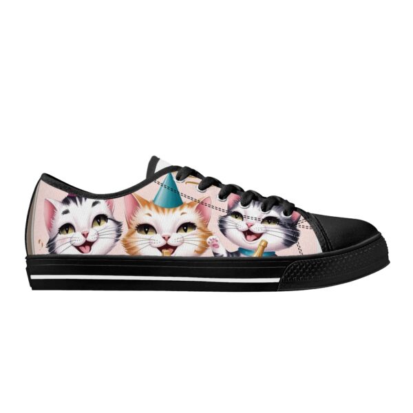 Women's Low Top Canvas Shoes - Customized Tongue - Image 8