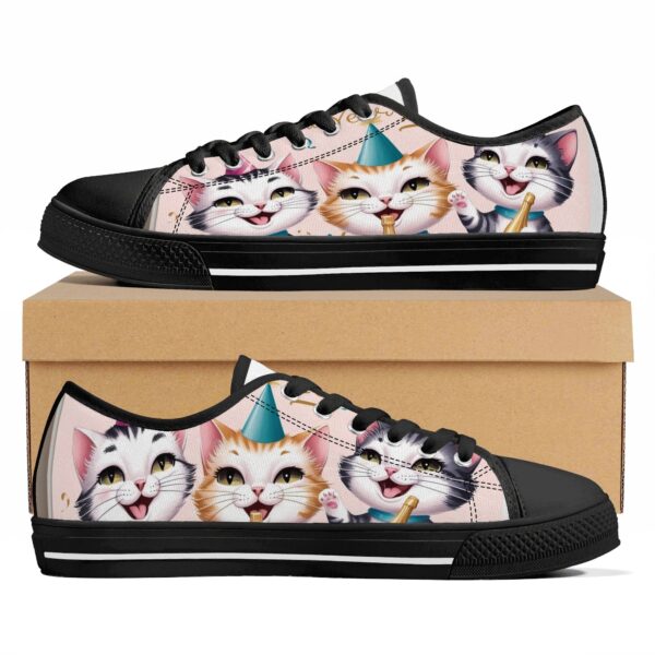 Women's Low Top Canvas Shoes - Customized Tongue - Image 9