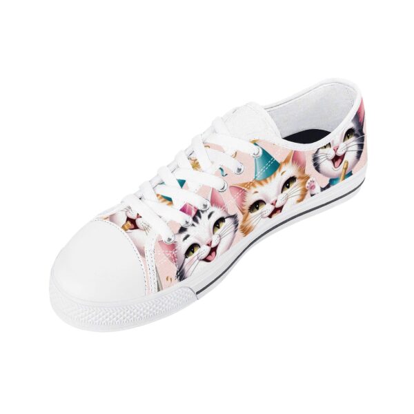 Women's Low Top Canvas Shoes - Customized Tongue - Image 22