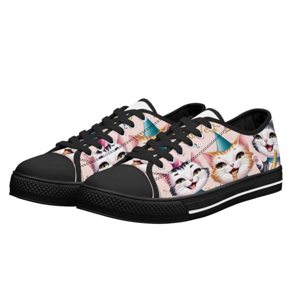 Women's Low Top Canvas Shoes - Customized Tongue