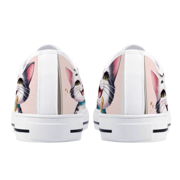 Women's Low Top Canvas Shoes - Customized Tongue - Image 15