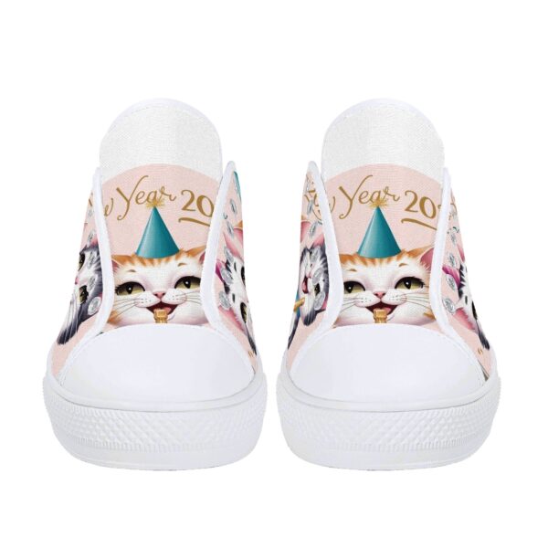 Women's Low Top Canvas Shoes - Customized Tongue - Image 16