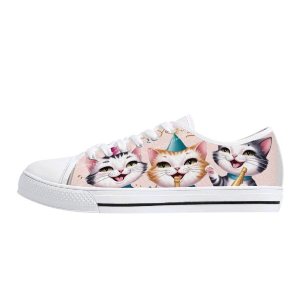 Women's Low Top Canvas Shoes - Customized Tongue - Image 17