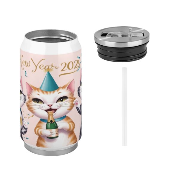 300ml Stainless Steel Cola Can Shaped Coke Cups Travel Tumbler - Image 4