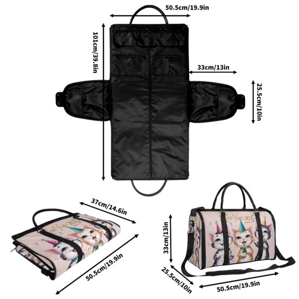 Personalized 600D Fabric Duffle Bag Foldable Travel Bag - Image 15