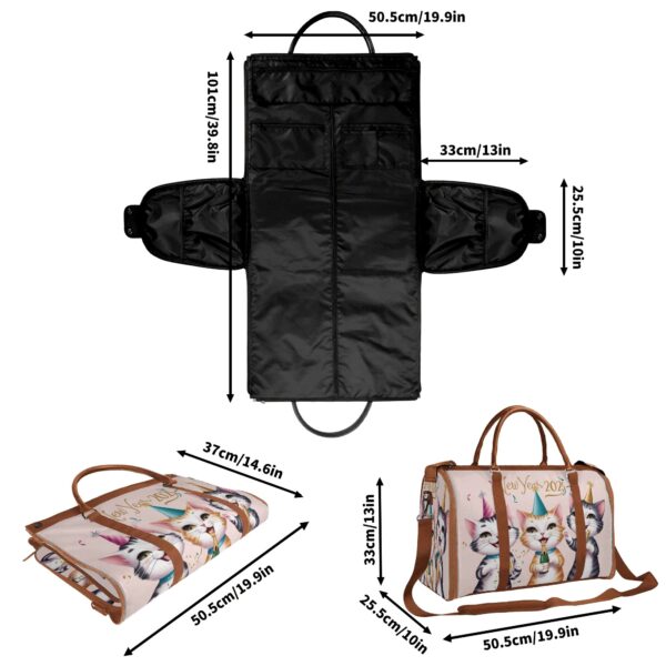 Personalized 600D Fabric Duffle Bag Foldable Travel Bag - Image 6